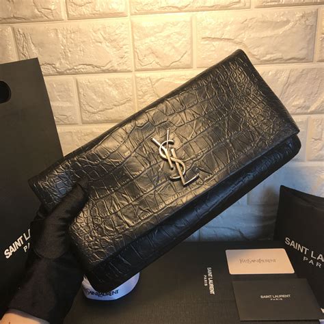 ysl clutch sale malaysia|YSL crocodile clutch.